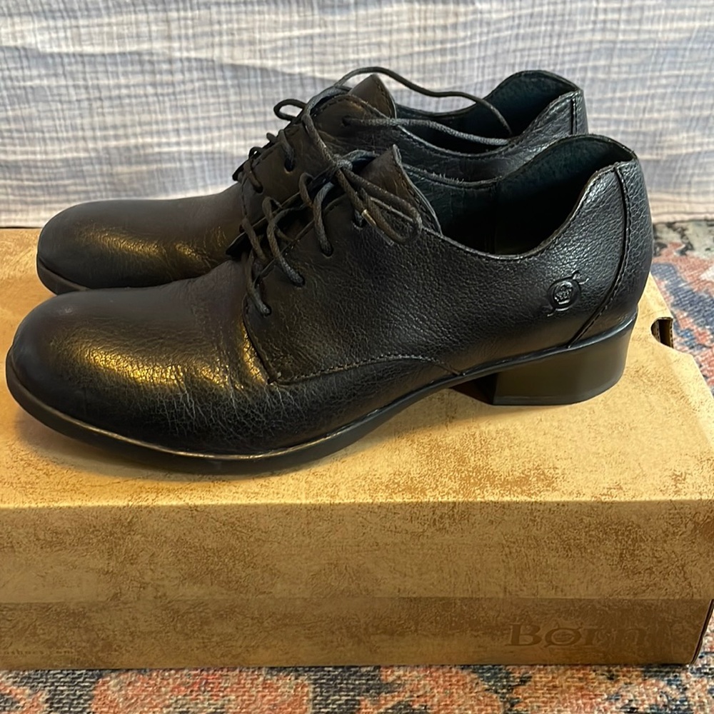 Born black oxfords